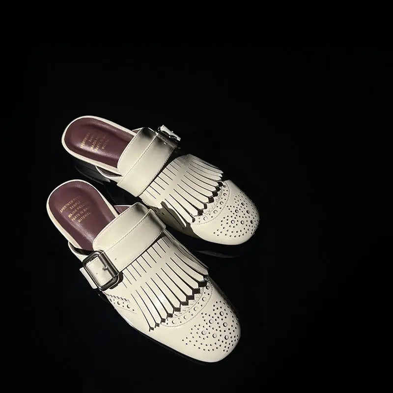 Winslow Fringe Leather Loafers
