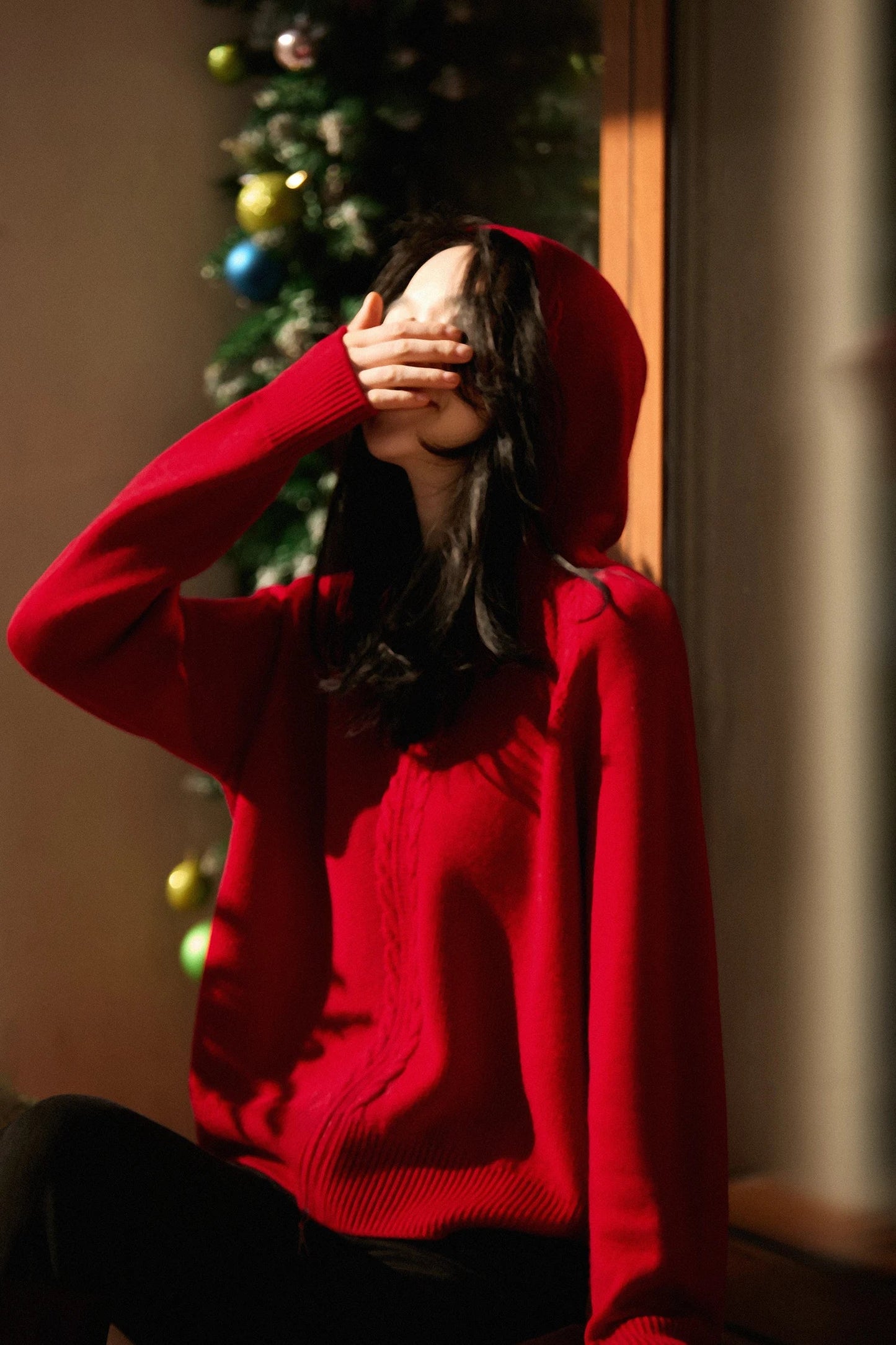 Elinsborg Cashmere Hooded Cardigan