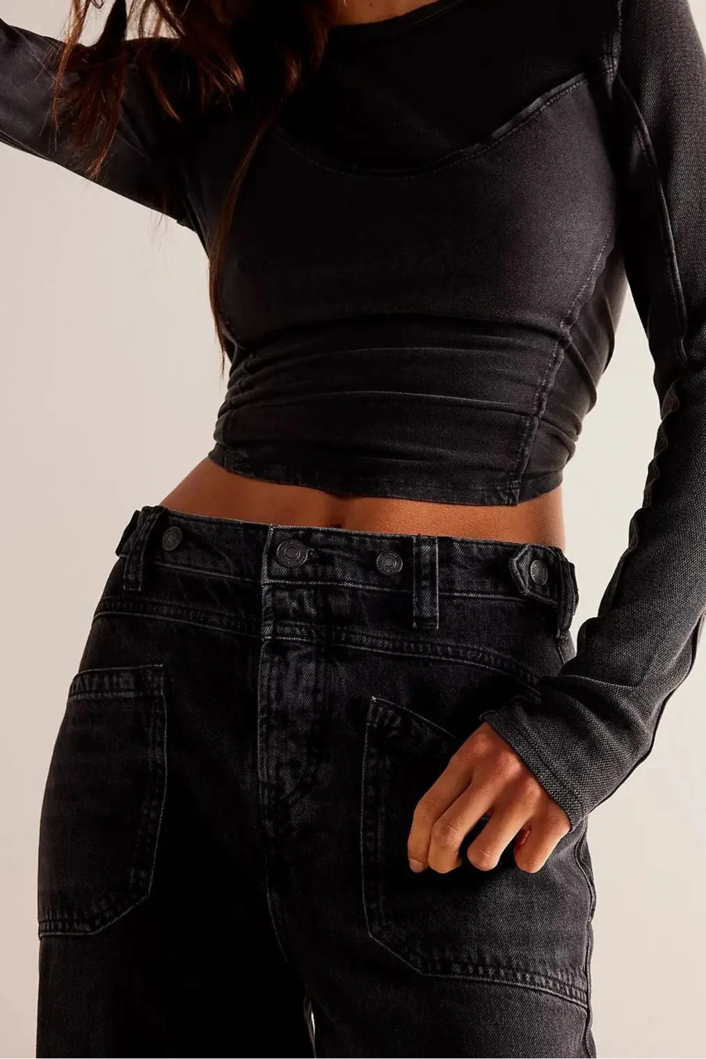 Candace High-Waist Wide-Leg Denims