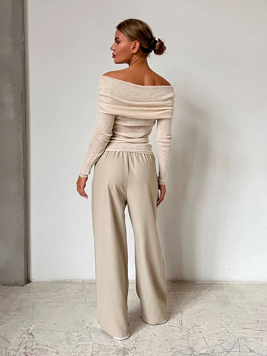 Orvieto Off-Shoulder Knit Top