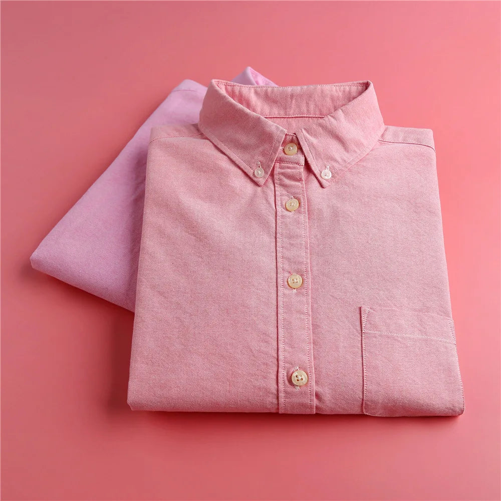 Pastel Oxford Elegant Blouses