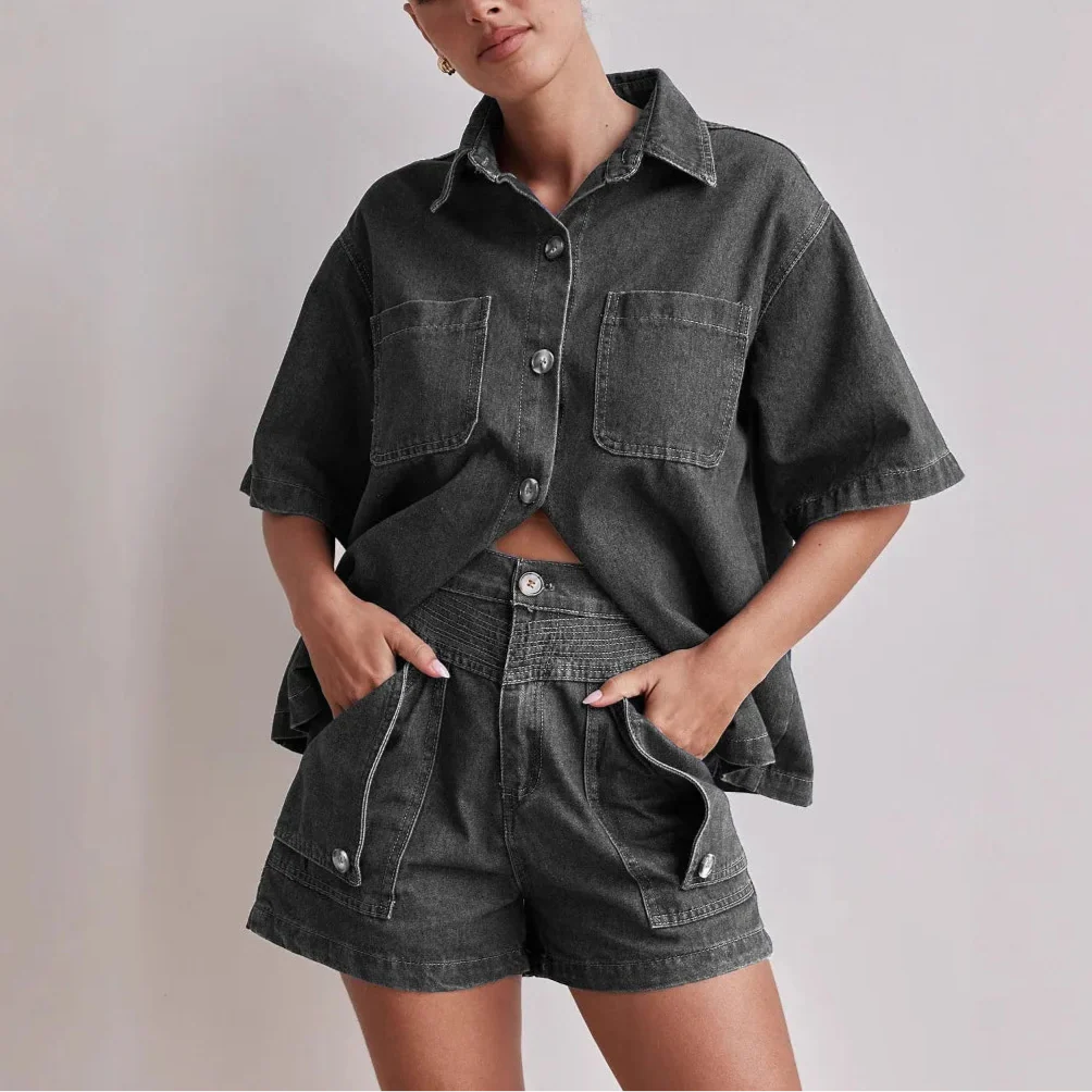 Marais 100% Cotton Denim Set