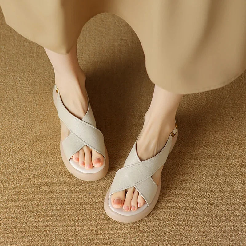 Emery Soft Crossband Slides