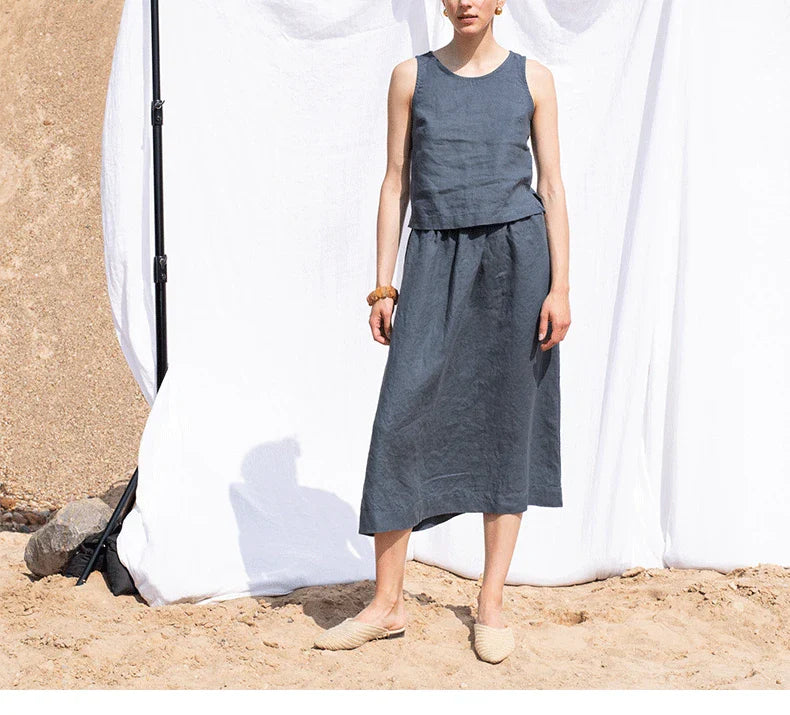 Marinette Linen Tank