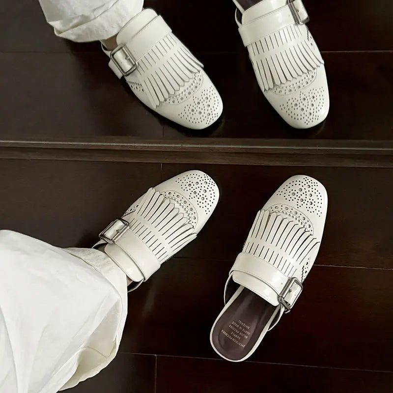 Winslow Fringe Leather Loafers