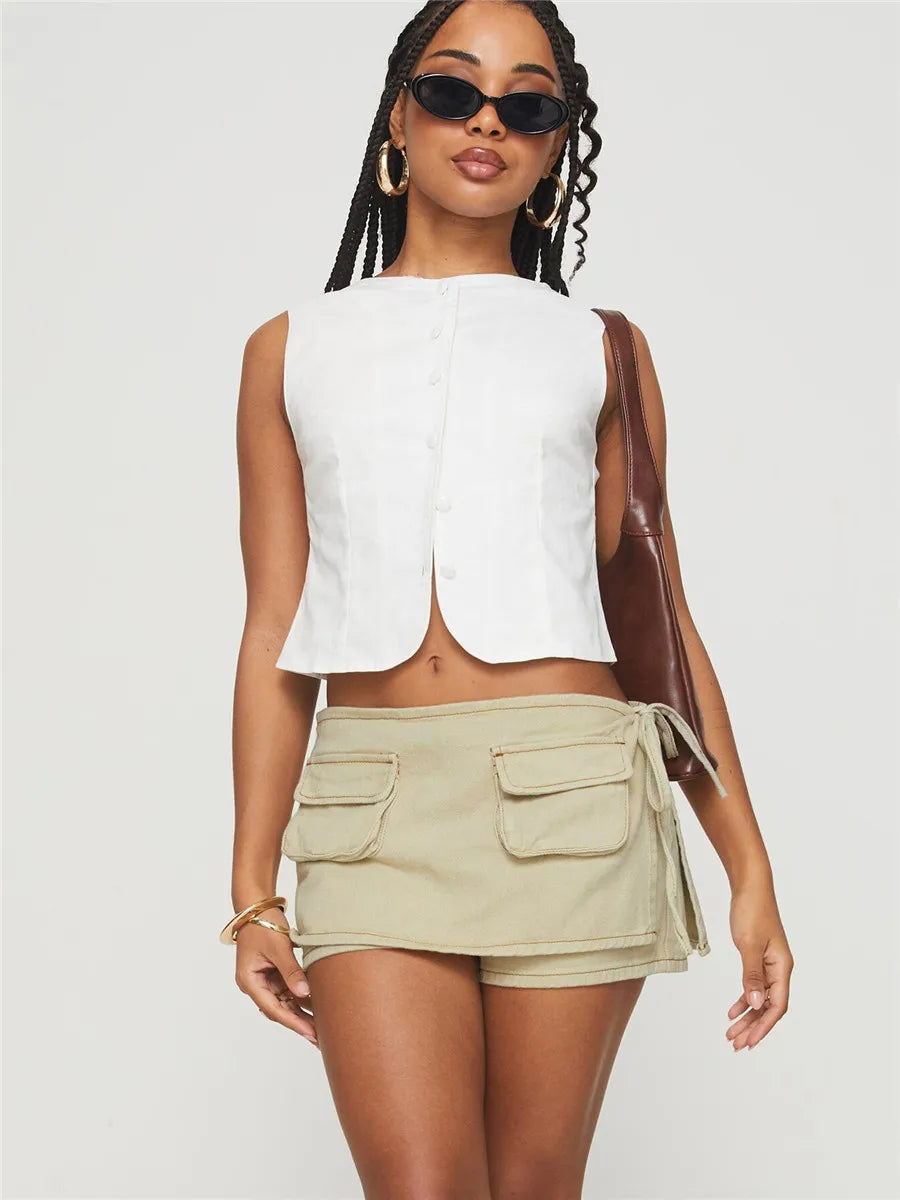 Dakota Pocket Mini Skirt