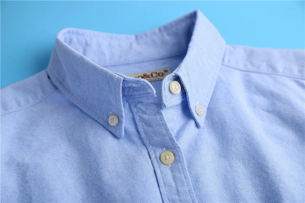 Pastel Oxford Elegant Blouses