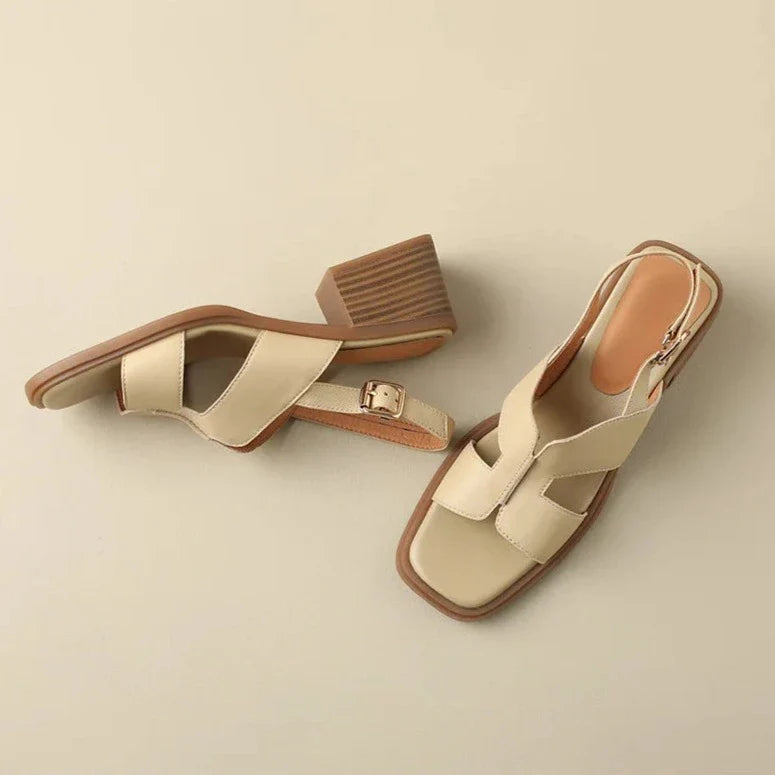 Sassari Leather Heeled Sandals