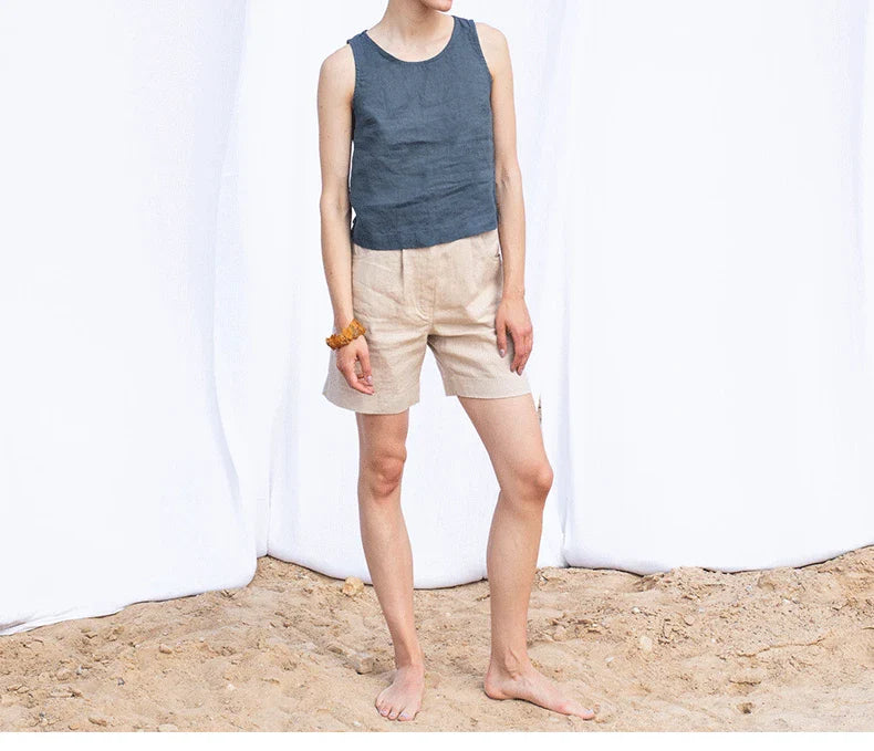 Marinette Linen Tank