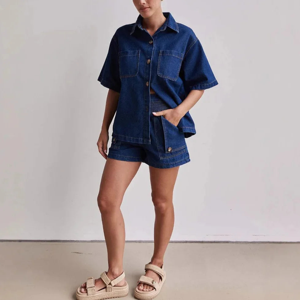 Marais 100% Cotton Denim Set