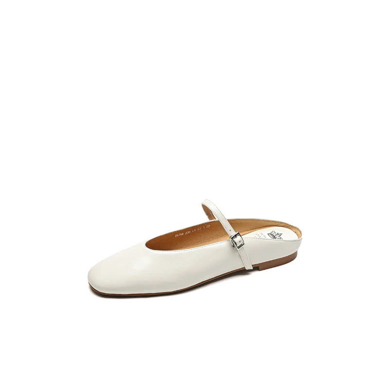 Dahlia Leather Mary Flats