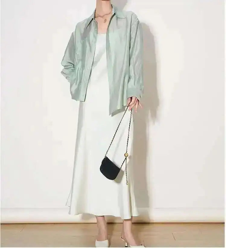 The Flowing Silk Poplin Blouse