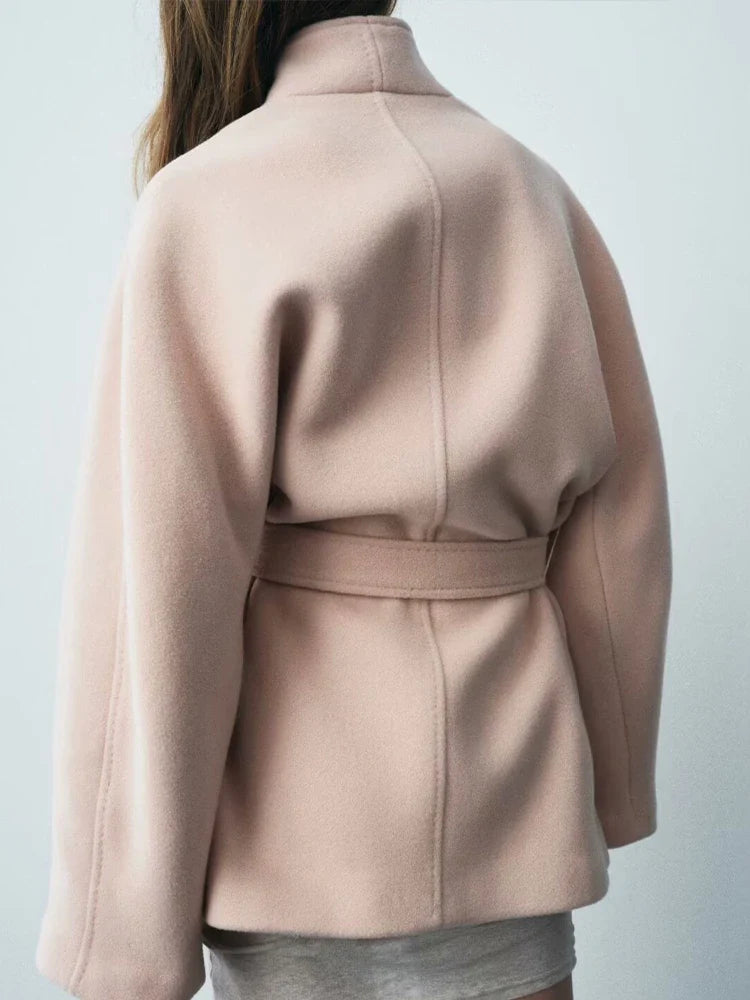 Sable Wrap Wool Jacket