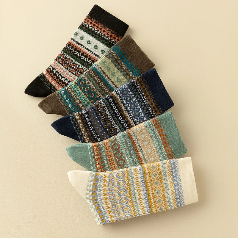 Nordic Haven Cotton Socks