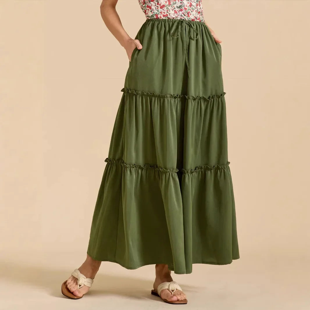 Lorette Meadow Maxi Skirt
