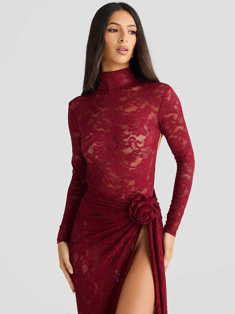 Enchantress Lace Bodycon Slip Dress