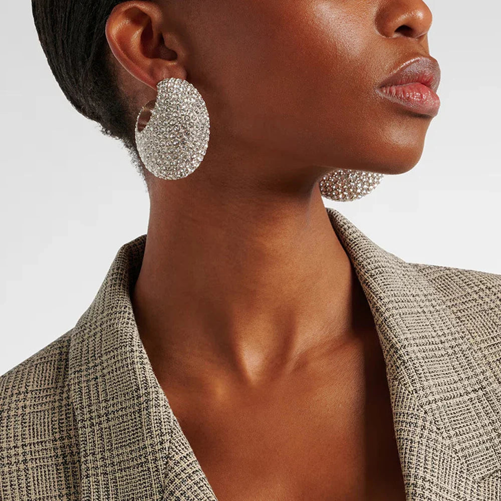 Crystal Hoops