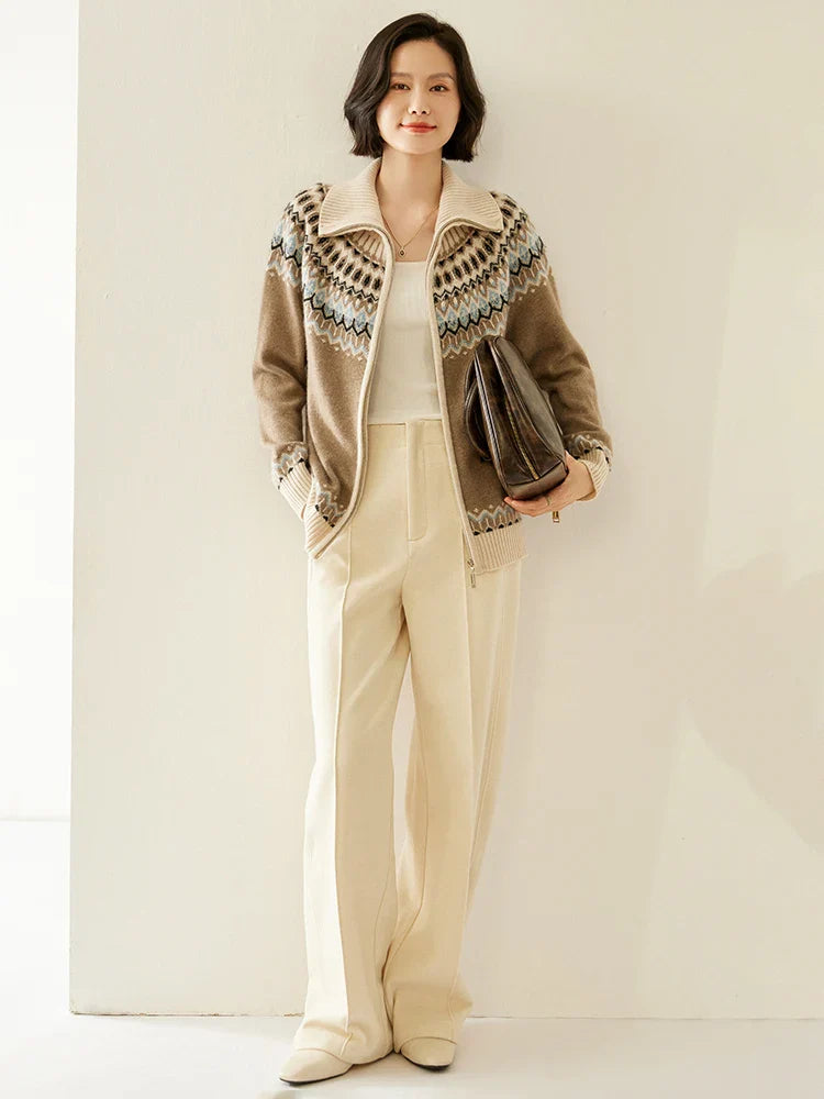 Strathan Cashmere Zip-Up