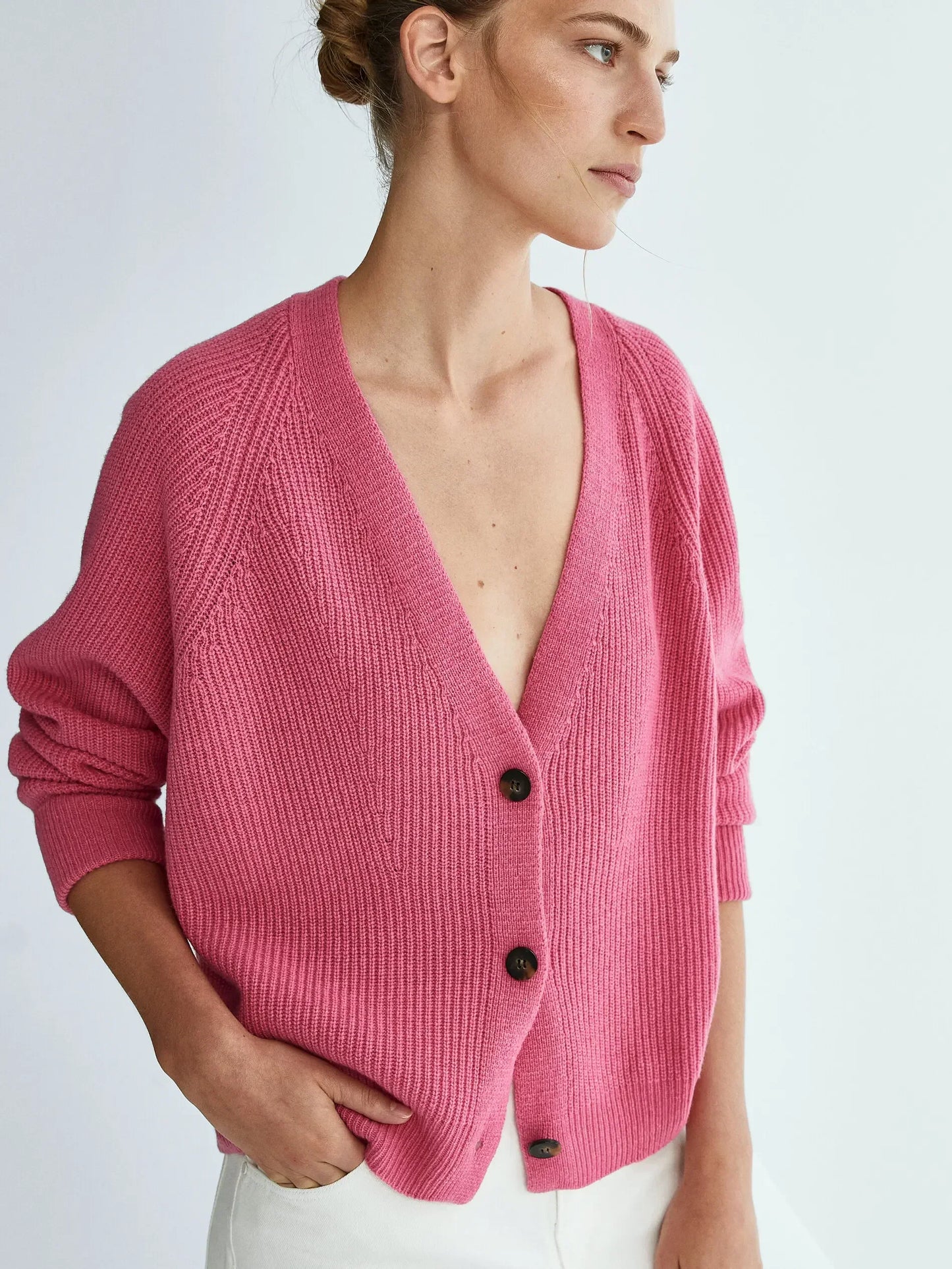 Lucia Pink Cardigan