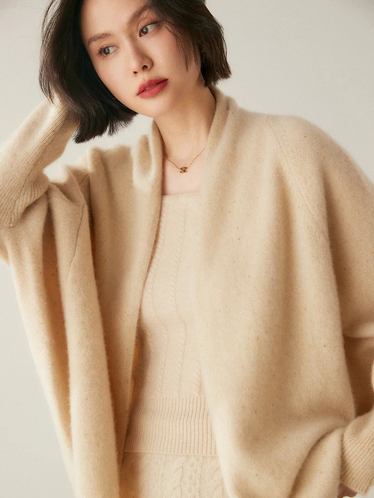 Briarwood Cashmere Shawl Sweater