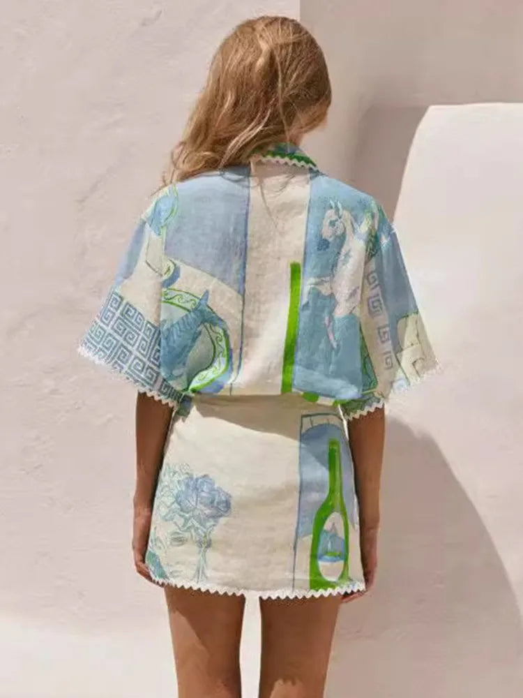 Delfina Riviera Print Set
