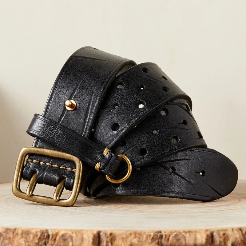 Fortezza Double Buckle Belt