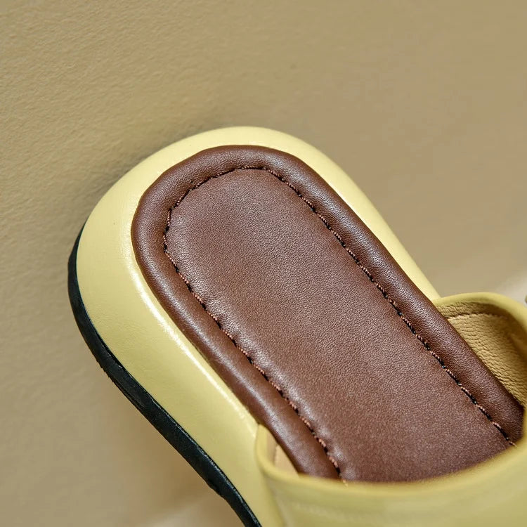 Selma Twin-Buckle Slide Sandals