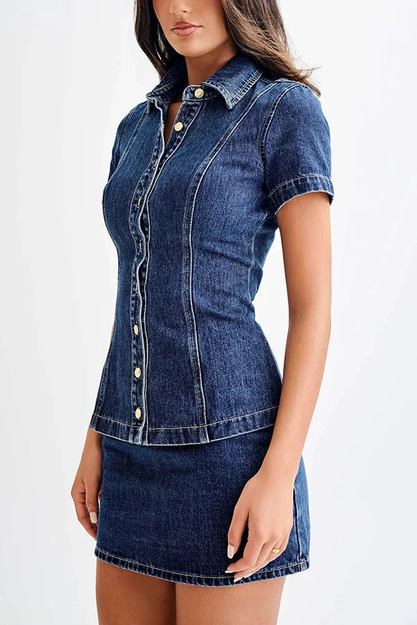 Aria Iconic Denim Set
