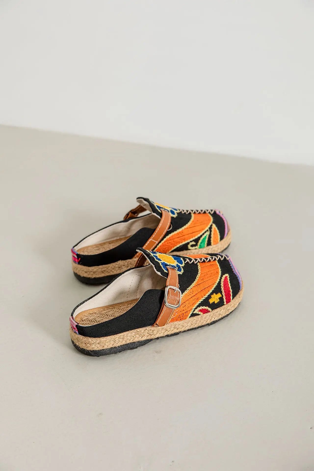 Evelyn Rojas Woven Slip-Ons