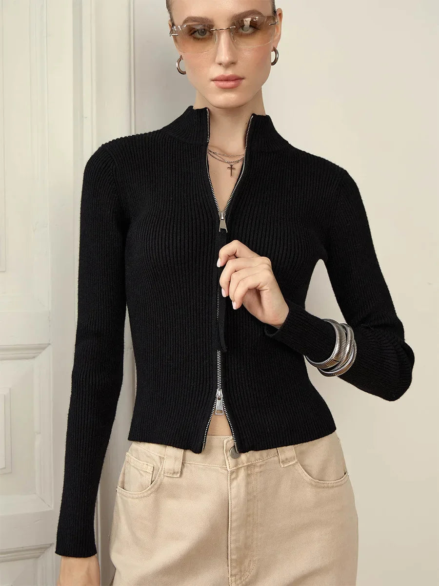 Hässleholm Cotton Double-Zip Knit