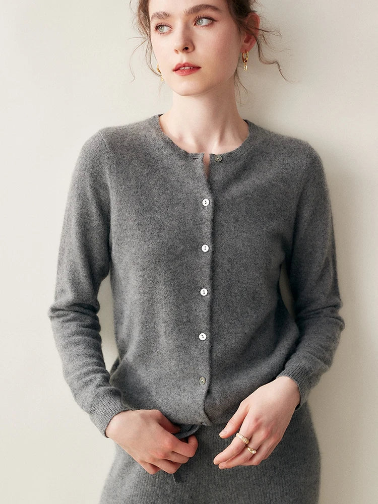 Ashford Cashmere Crew Cardigan