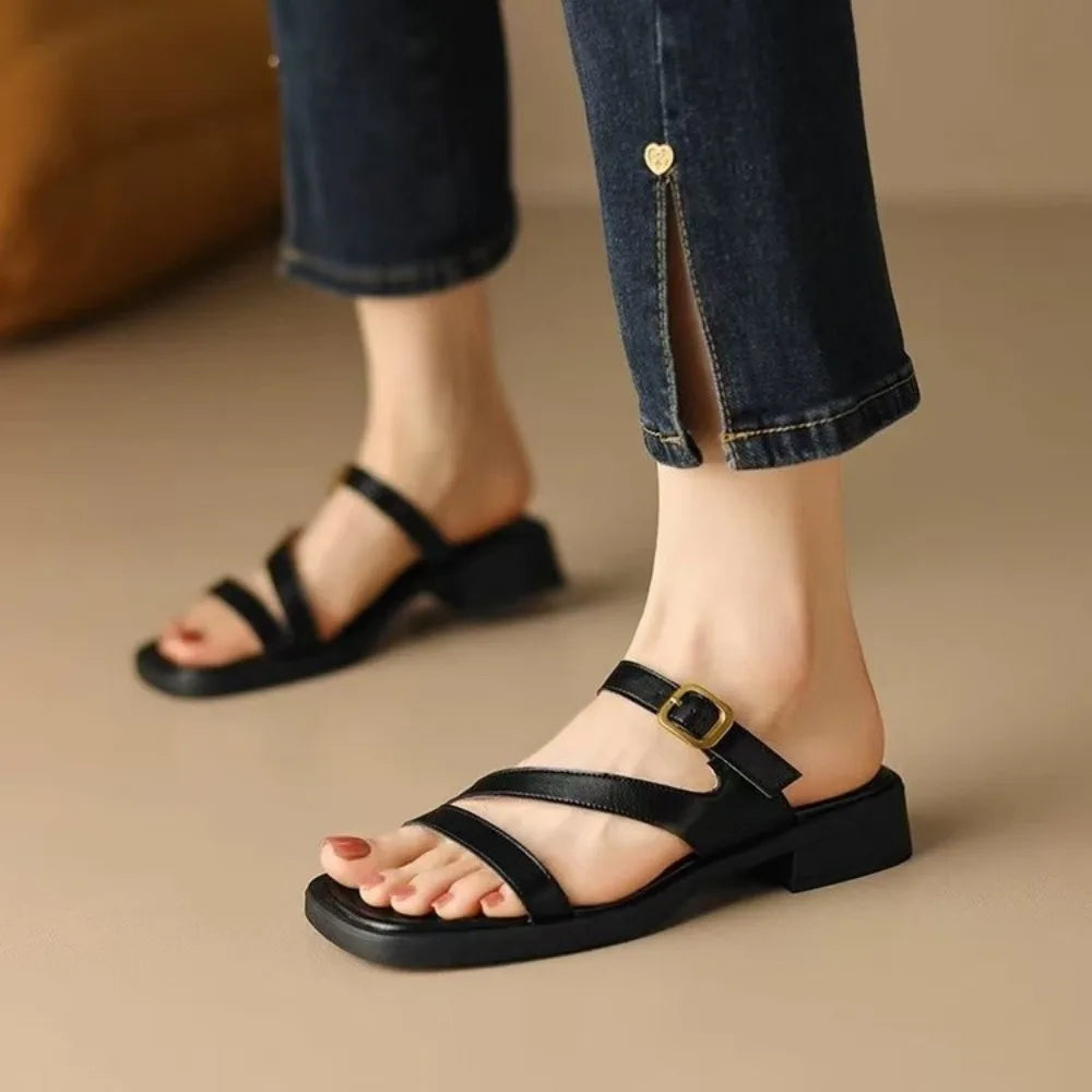 Sola Strap Slide Sandals