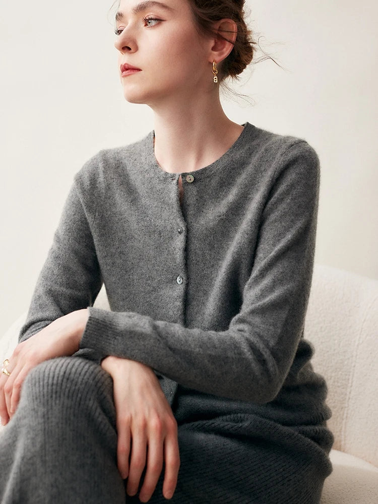 Ashford Cashmere Crew Cardigan
