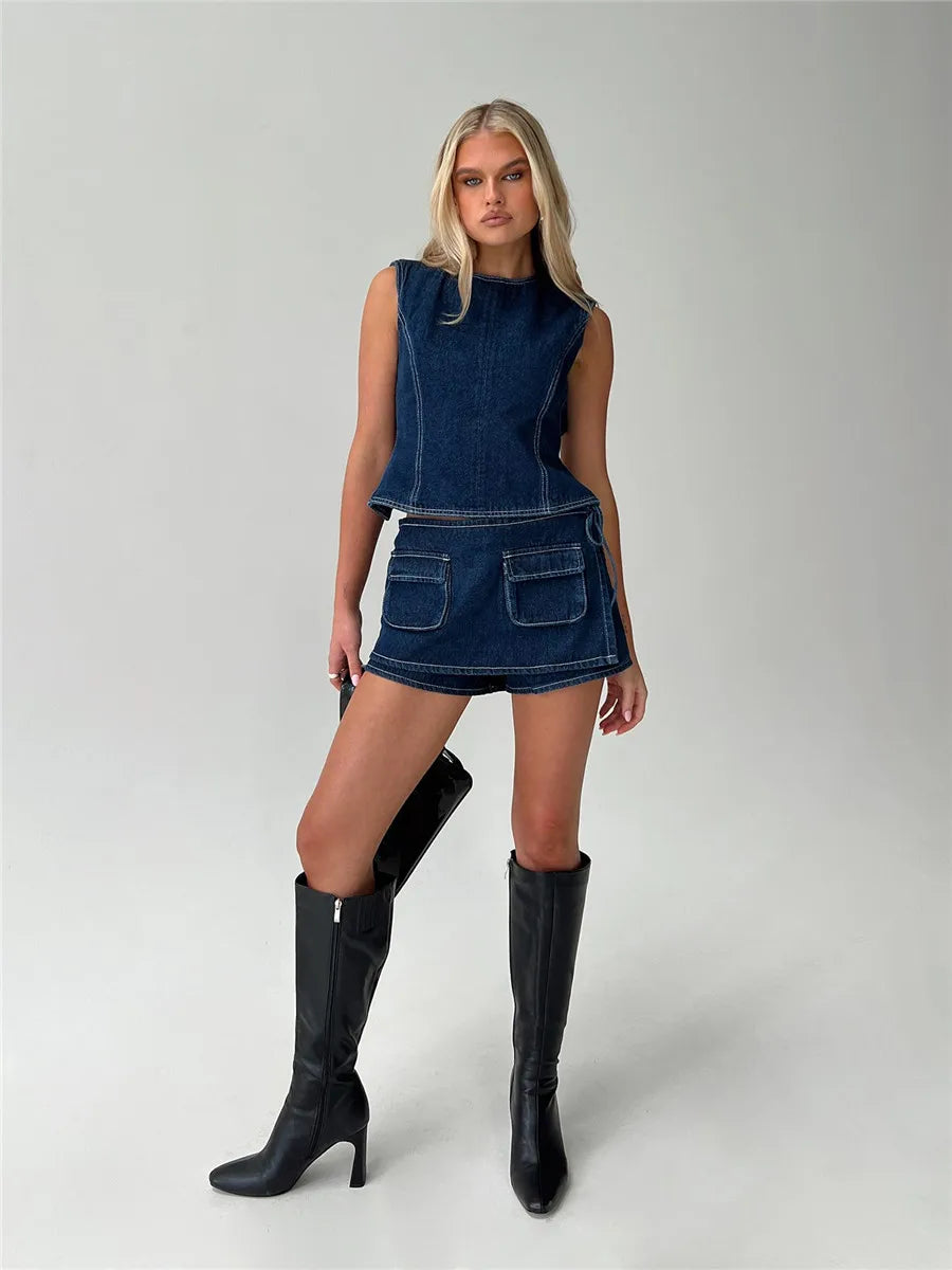 Dakota Pocket Mini Skirt