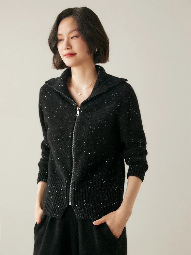 Ashmont Cashmere Zip Cardigan