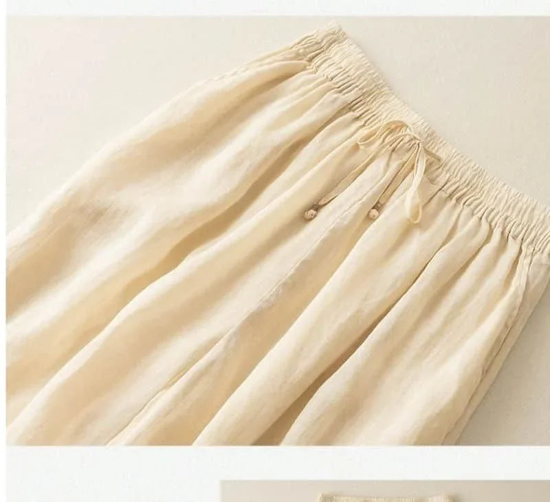 Fleurine Linen Pants