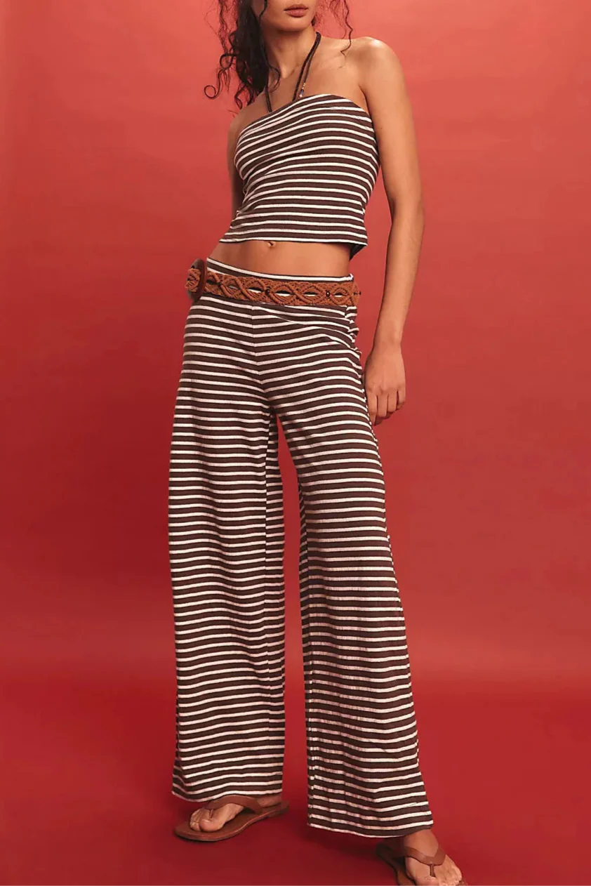 Romena Linen Striped Set