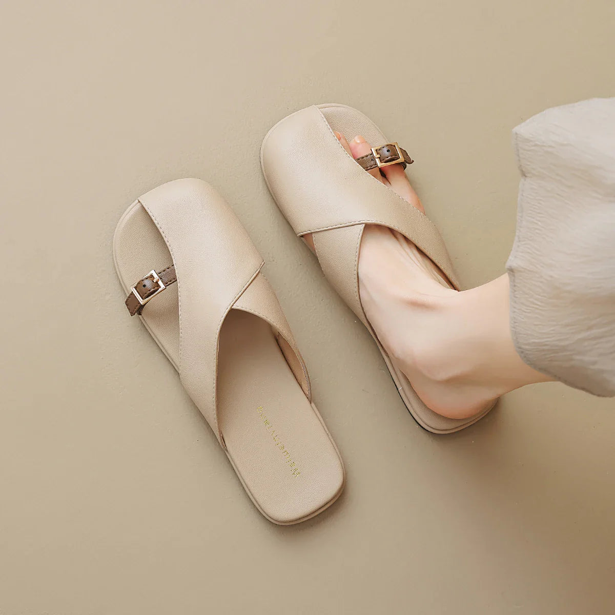 Minimalist Buckle Sandals