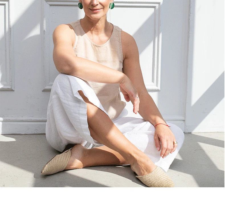 Marinette Linen Tank