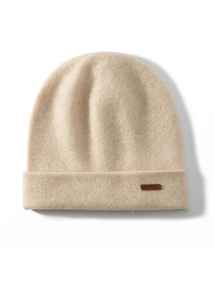 Bergen Double-Layer Cashmere Beanie