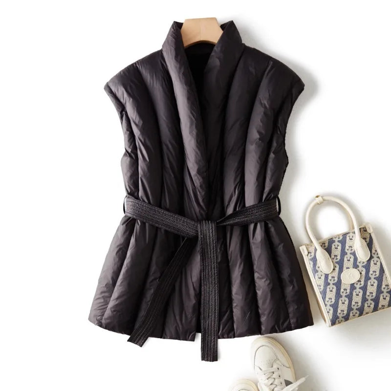 Hässleholm Belted Down Vest