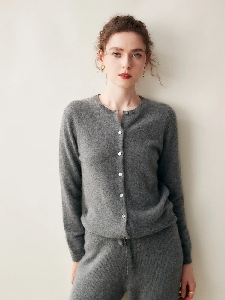 Ashford Cashmere Crew Cardigan