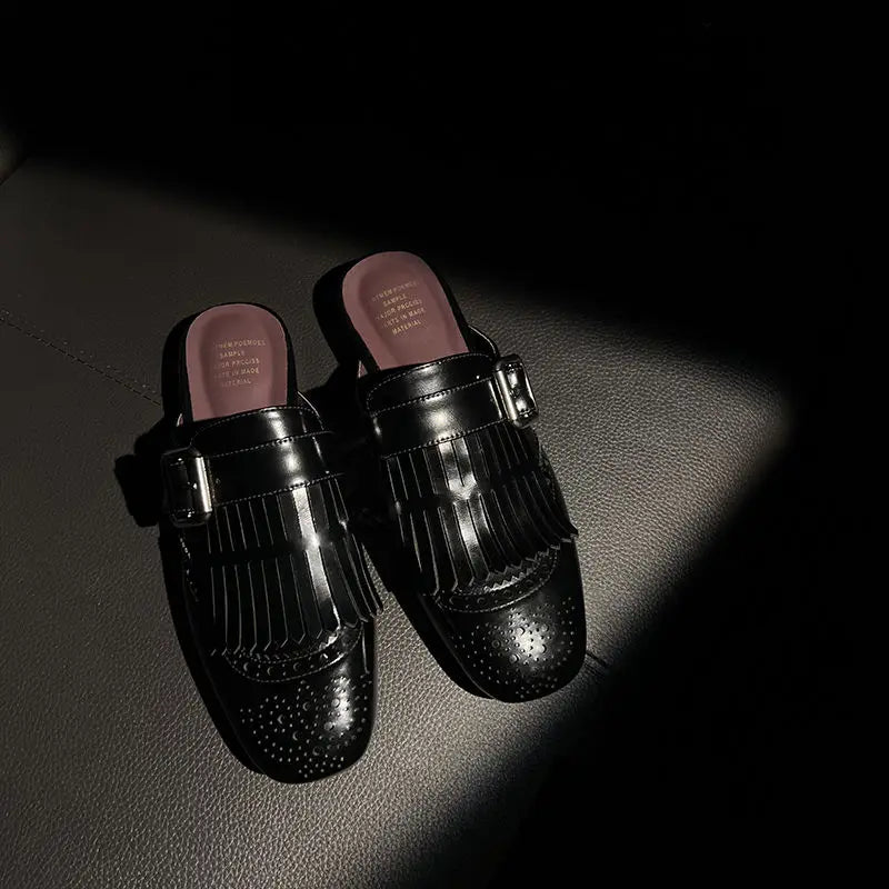 Winslow Fringe Leather Loafers