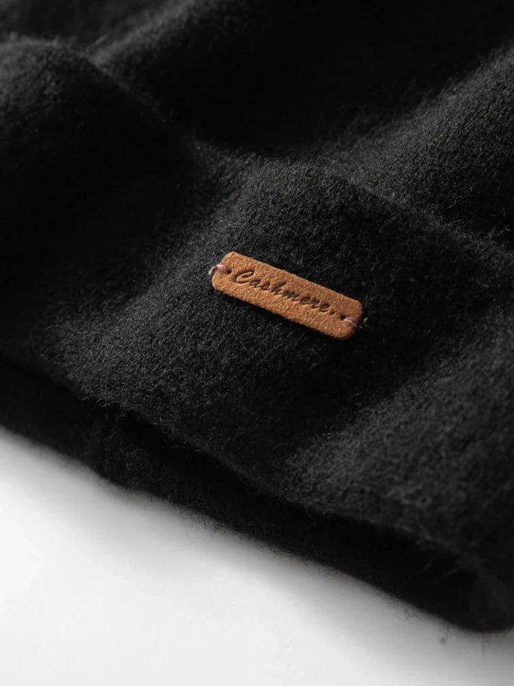 Bergen Double-Layer Cashmere Beanie