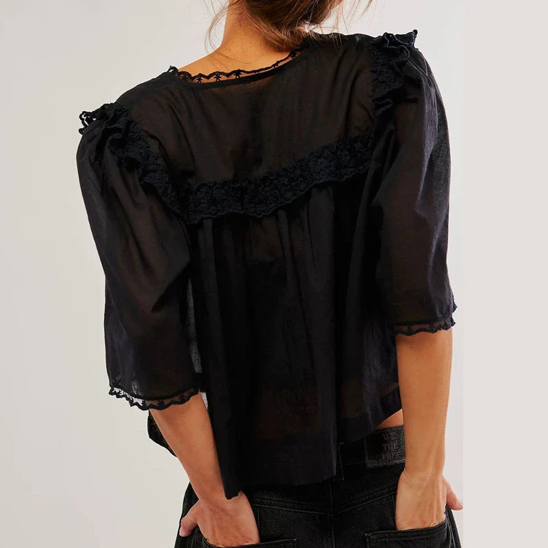 Marais Ruffle Blouse