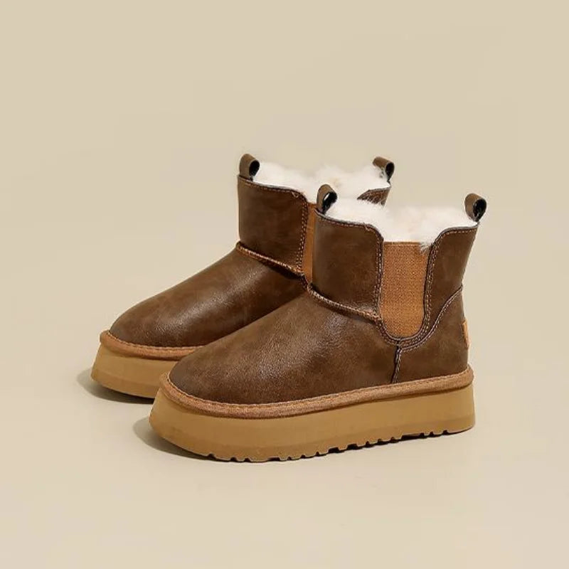 Women's Holmstead Leather Fur Boots