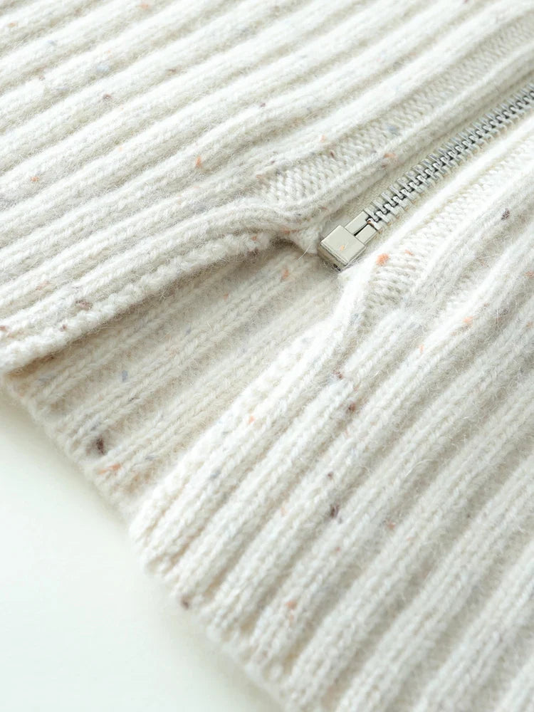 Ashmont Cashmere Zip Cardigan