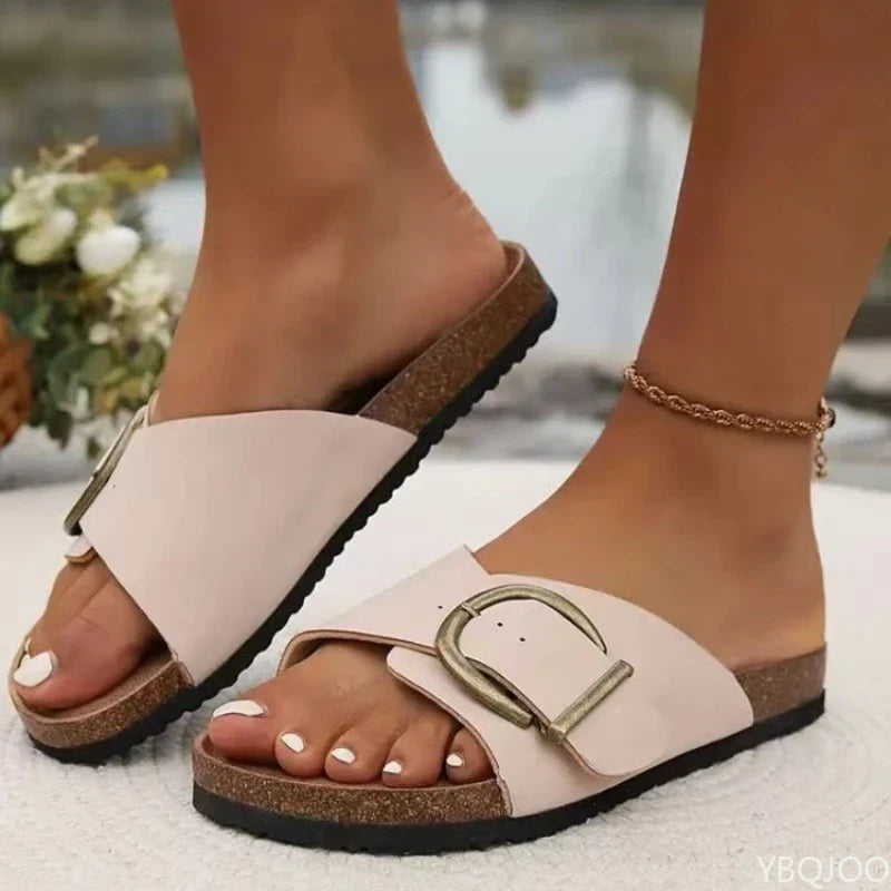 Aveline Comfort Buckle Slides