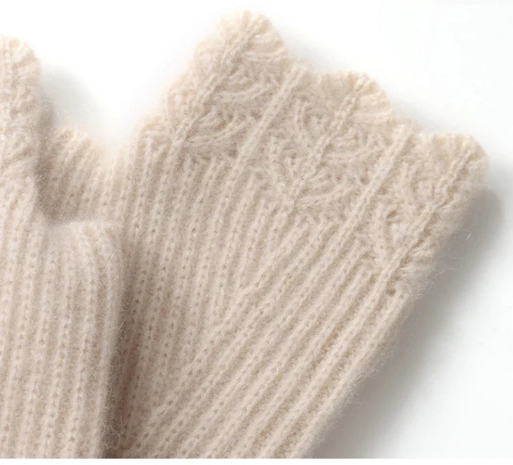 Alpine Whisper Cashmere Mitts