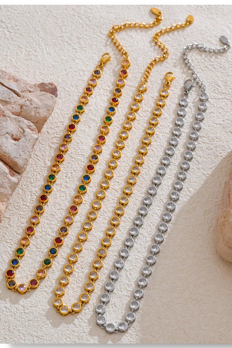 La Perla Di Luce 18k Gold Plated Gemstone Set